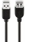 Usb 2.0 Verl&auml;ngerung 68625 Hi-speed, A/a, 0,6 M, Schwarz - Goobay