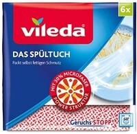 Sp&uuml;ltuch Mit 30 Prozent Microfaser (6 Stk) - Vileda