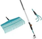 Gardena 03087-20 Combisystem-komplettangebot (rechenbesen + Grubber - Fugenkratzer +
