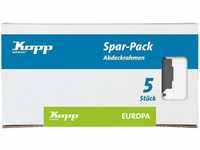 Europa – Profi-Pack: 5x Abdeckrahmen 2-fach, Farbe: arktisweiß - 401913017 - Kopp