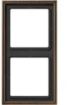 Jung Rahmen 2fach Mess/antik Me 2982 At