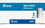 Kopp - Paris &ndash; Profi-pack: 5x Abdeckrahmen 2-fach, Farbe:silber - 402520010