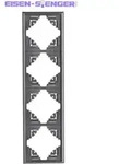 Kopp - Malta &ndash; Abdeckrahmen 4-fach, Farbe: Anthrazit - 309415064