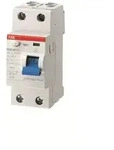Disjoncteur &Agrave; Courant R&eacute;siduel Abb F202as-40/0,1 40a 100ma