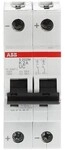 Miniatur-leistungsschalter Abb S202m-k2uc 2a 10ka