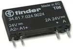 Schmales 5-mm-relais F&uuml;r Gedruckte Schaltungen Und Ssr-sockel Oc 2a/24v Dc, 24v