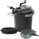 Heissner - Druckfilter Set Fpu10000-00 Inkl. 11 Watt Uv-c Teichk&auml;rer Teichpumpe Und