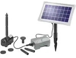Esotec Solar Teichpumpen-set Rimini-plus 3,5/175 Mit Akku Solarbrunnen 101709