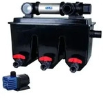Profi-teichau&szlig;enfilter Mts 30000 Uv 25 F&ouml;rdermenge 3.600 L/h, 65 W Teichpumpen &