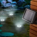 Solar Unterwasserstrahler Splash, 3er Set, Led Spot, Bodenleuchte,