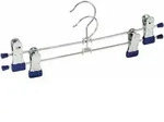 Wenko - 2er Set Klammer Kleider B&uuml;gel 30 Cm Hosen W&auml;sche Hemden Snap Rock Kleidung