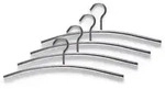Kleiderb&uuml;gel, 4 St&uuml;ck Im Set, Edelstahl, 43.5 X 15 - Zeller