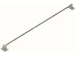 Krawattenhalter 400 Mm Zum Anschrauben Stahl, Vernickelt, 1 St&uuml;ck M&ouml;belbeschl&auml;ge -