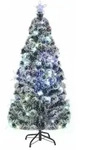 Vidaxl Pre-lit Christmas Tree With Stand&led 210 Cm Fibre Optic