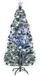 Vorbeleuchteter Weihnachtsbaum Mit St&auml;nder Und Led 180 Cm Glasfaser Vidaxl