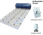 Jollytherm Warmwasser Fu&szlig;bodenheizung Aquaheat 10 M2 - 4 Heizmatten 3,1 X 0,8 M