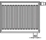 Kermi Profil Ventilheizk&ouml;rper Typ 11 600x1100mm Ventilposition Rechts