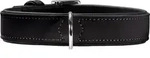 Halsband Softie 45 Kunstleder- Nubuk Schwarz/nappa Schwarz