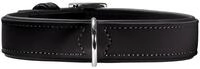 Halsband Softie 35 Kunstleder- Nubuk Schwarz/nappa Schwarz
