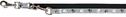 M-l: 2.00m/20mm: Silber Reflektierende Trainingsleine Schwarz