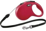 Flexi - Hundeleine New Classic S L&auml;nge: 8m Rot Rollleine Gurtleine Seilleine