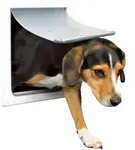 2-wege Freilauft&uuml;r Gr. S-m 30x36 Cm Wei&szlig; 3878 Trixie
