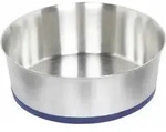 Nobby Hundenapf Edelstahl Heavy Rutschfest &Oslash; 21 Cm - 1,9 L Silber Hunden&auml;pfe