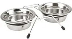 Nobby - Hundenapf 2er Edelstahl Silent Diner 700 Ml Futter- & Trinkn&auml;pfe