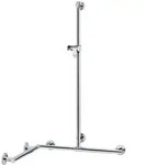 Plan Care Duschhandlauf Mit Brausestange, Breite 1097mm, - Keuco