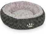 Nobby Hundebett & Katzenbett Donut Seoli &Oslash; 45 Cm Dunkelgrau-hellgrau...