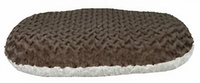 54&times;35cm: Kalinenkissen Creme/grau