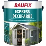Baufix Express Deckfarbe Gr&uuml;n Matt, 2.5 Liter, Wetterschutzfarbe