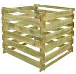 Lattenkomposter 0,54 M3 Quadratisch Holz - Vidaxl