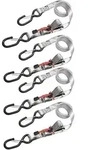 Master Lock 3062eurdat Spanngurt Mit S-haken Und Ratsche, Grau, 1,80 M X 25 Mm Gurt,