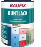 Baufix Buntlack Cremeweiss Seidenmatt, 1 Liter, Lackfarbe