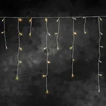 Konstsmide Led Eisregen Lichtervorhang F&uuml;r Au&szlig;en 200 Led, Bernstein Lichterketten