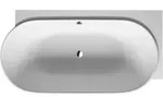 Duravit - Luv Badewanne, Ecke Rechts, 2 R&uuml;ckenschr&auml;gen, Nahtlose