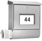 Burg Wachter - Burg W&auml;chter 4400ni Malaga Briefkasten Stahlblech Nickel