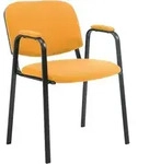 Clp - Besucherstuhl Ken Pro Stoff Orange
