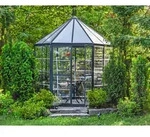 Palram - Canopia Aluminium Gew&auml;chshaus Oasis Anthrazit &Oslash; 245x267 Cm