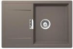 Schock Einbausp&uuml;le Cristadur Mono D-100 A Silverstone Sil Exzenterbedienung
