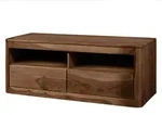 Tv-board Sheesham 128x50x49 Rot-braun Gebeizt Toronto 107massivmoebel24
