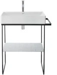 Duravit - Durasquare - Waschtisch 60x47 Cm, Mit 1 Hahnloch, Duraceram, Alpinwei&szlig;