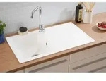 Mineralite Einbausp&uuml;le 1 Becken Boston 86 X 50 Cm Sp&uuml;le Sp&uuml;lbecken - Respekta