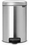 Brabantia 113604 Treteimer Mit Inneneimer Aus Kunststoff, Stahl, Matt Stahl, 12 Liter