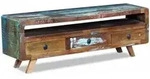 Tv-schrank Mit 3 Schubladen Altholz Massiv - Vidaxl