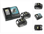 Power Source Kit Li 18v Mit 2x Bl1850b Akku 5,0ah + Dc18rc Ladeger&auml;t ( 197570-9 ) -