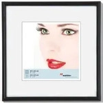 Walther Galerie Fotorahmen Schwarz Kunststoff 20 X 20 Cm