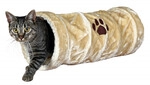 Tunnel Pl&uuml;schtier Durchmesser 22x60cm Beige