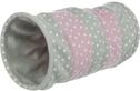 Tunnelspiel, Vlies, Durchmesser 25&times;50cm, Hellgrau/rosa Angebotsset 2 St&uuml;ck